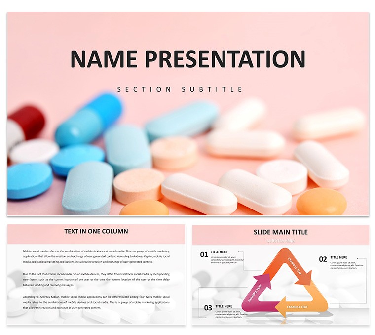 Modern Medicine Minimalist PowerPoint Template for Presentation