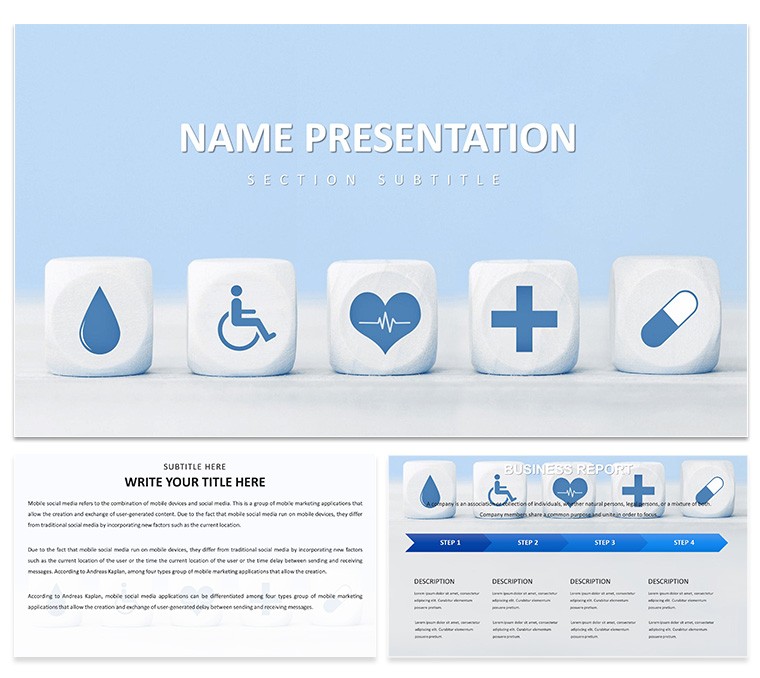 Healthcare Innovation PowerPoint Template for Presentation