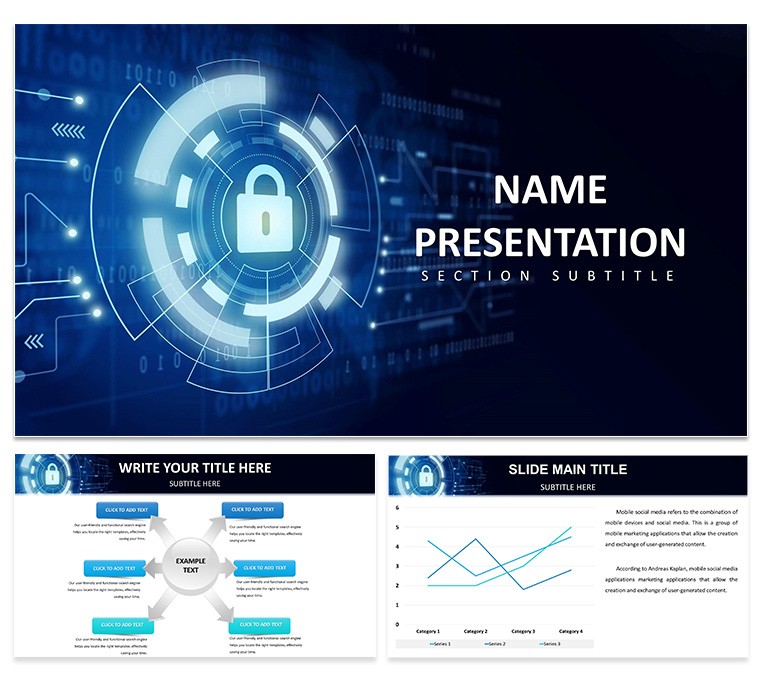 Cyber Security Template for PowerPoint Presentation