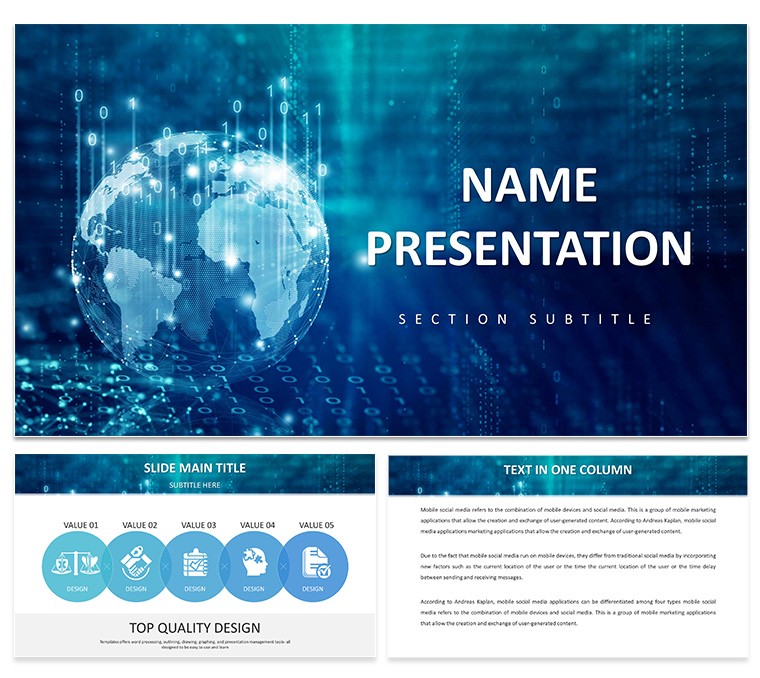 Global Tech PowerPoint Template - Download Presentation