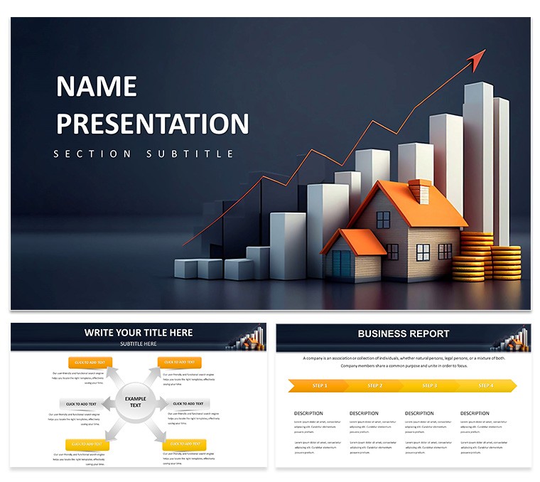 Real Estate and Finance PowerPoint Template - Download Presentation, PPTX