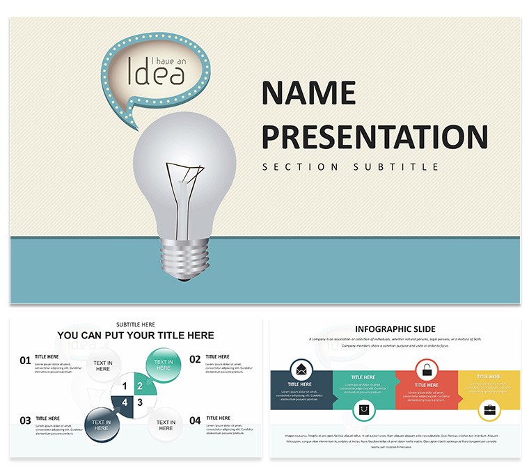 Innovative Ideas PowerPoint Slides Template - Download PPTX