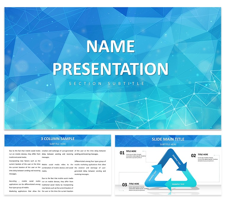 Abstract Geometric PowerPoint Template - Download Free PPTX