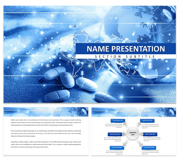 Global Digital Health Solutions PowerPoint Template: Download Free Presentation