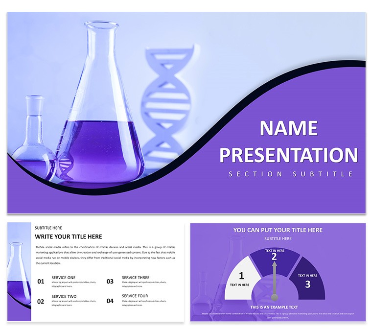 Modern Laboratory Design: PowerPoint Template - Download Free