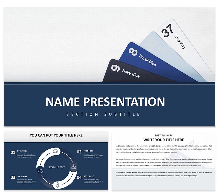 Free Folders of New Ideas PowerPoint Template: Download PPTX