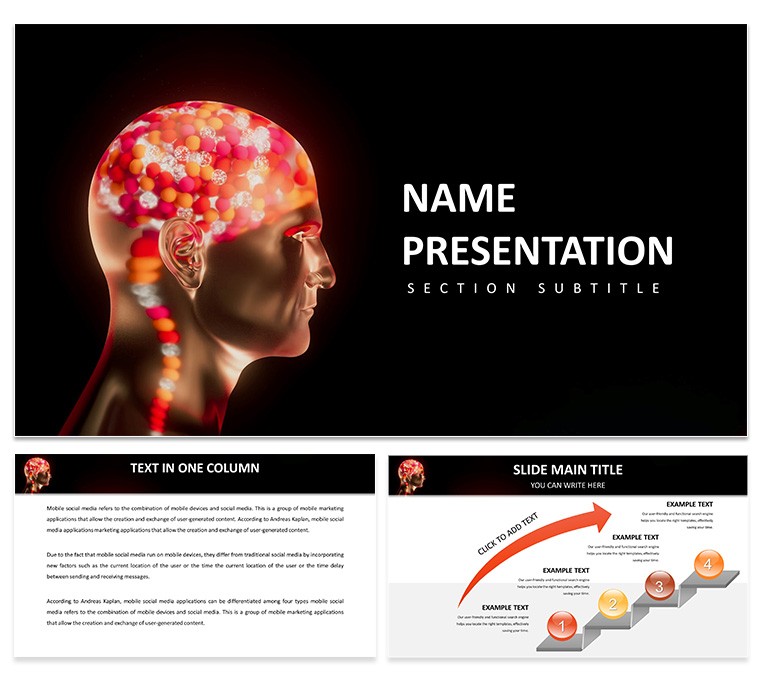 Brain Potential: Innovations in Neuroscience PowerPoint Template Presentation