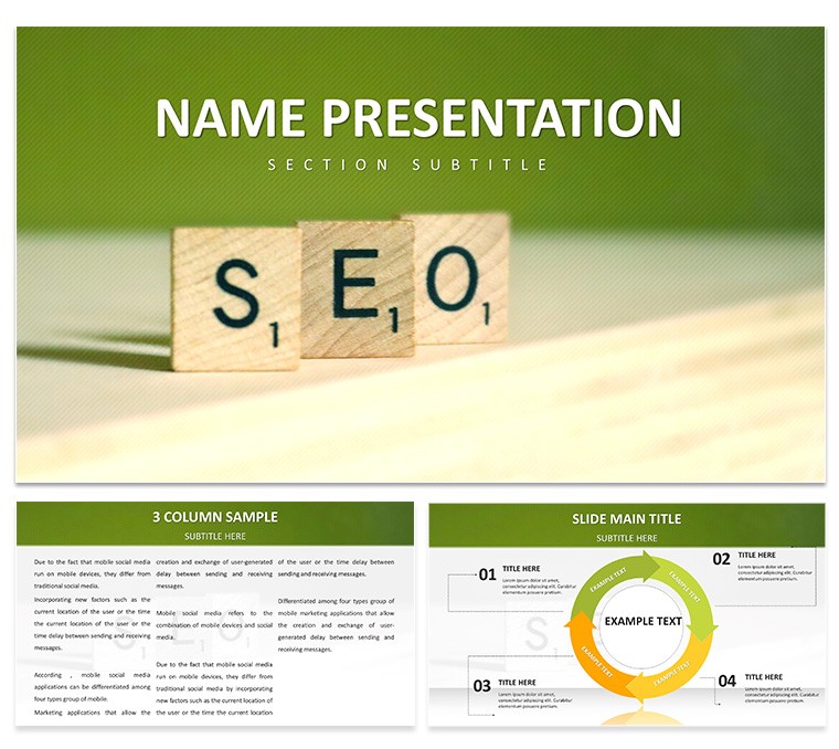 Download SEO Marketing PowerPoint Template, Free PPT