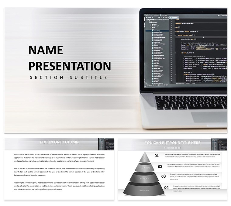 Software Project PowerPoint Template - Download PPT