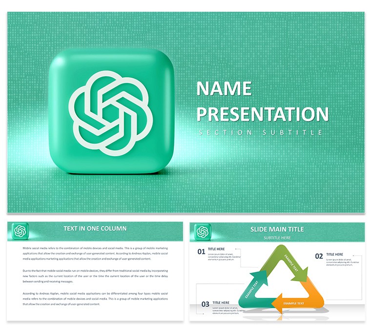 Chatgpt AI PowerPoint Template, Download PPT