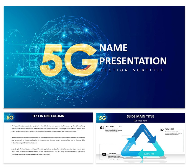 5G Network Technology PowerPoint Template - Download PPT