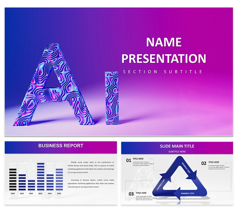 AI Machine Learning PowerPoint Template - Download PPT