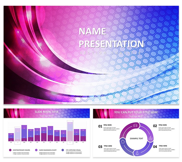 Abstract Project Proposal PowerPoint Presentation Template