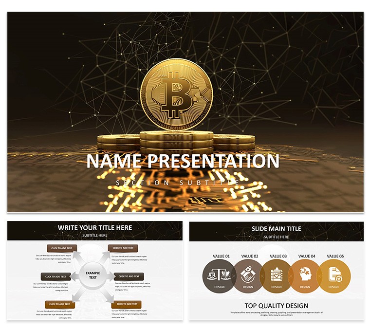 Bitcoin Price Today PowerPoint Template - PPT Download