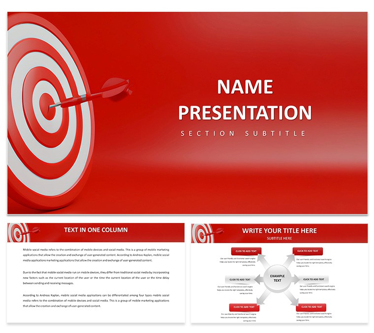 Targeting Success PowerPoint Template - PPT Download