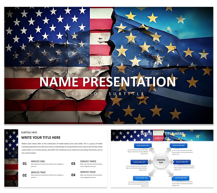 European Union and United States Relations PowerPoint Template - PPT Download