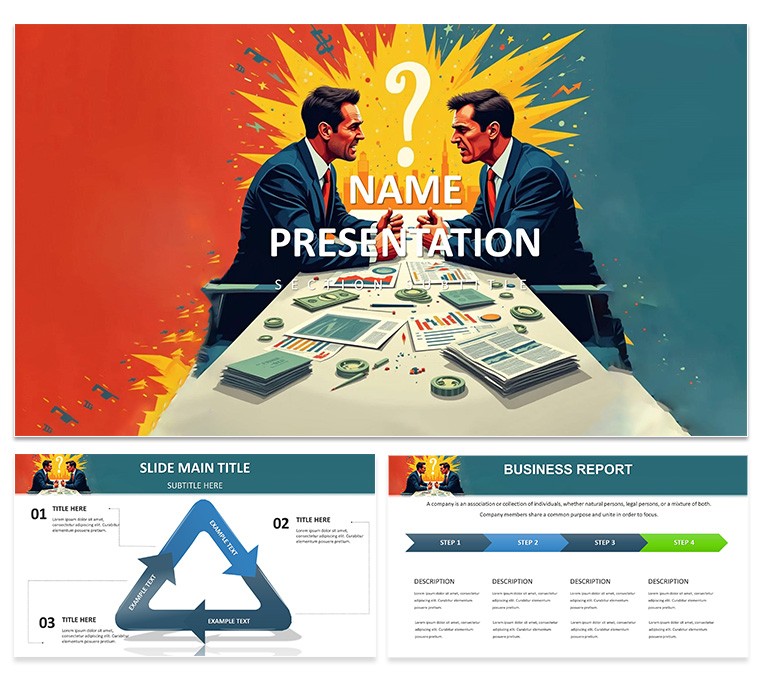 Business Conflict Management PowerPoint Template - PPT Download