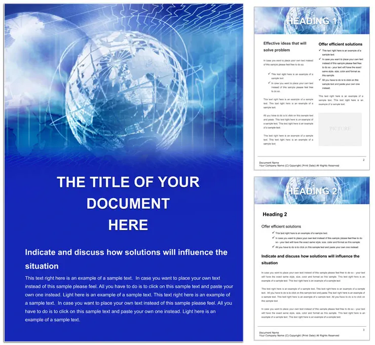 Globalization Word document template