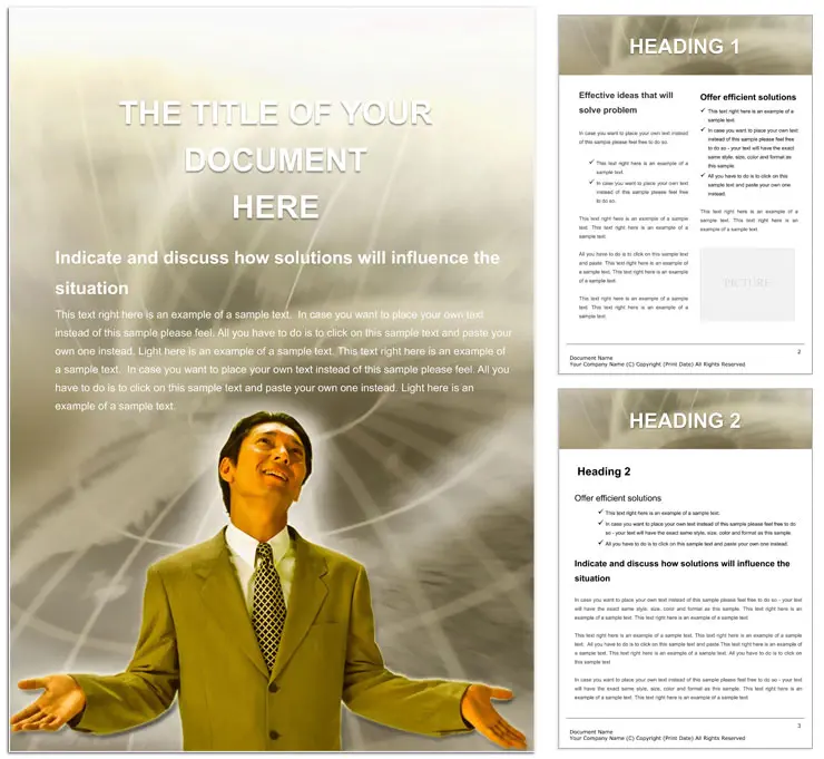 Key Business Issues Word Template - Download