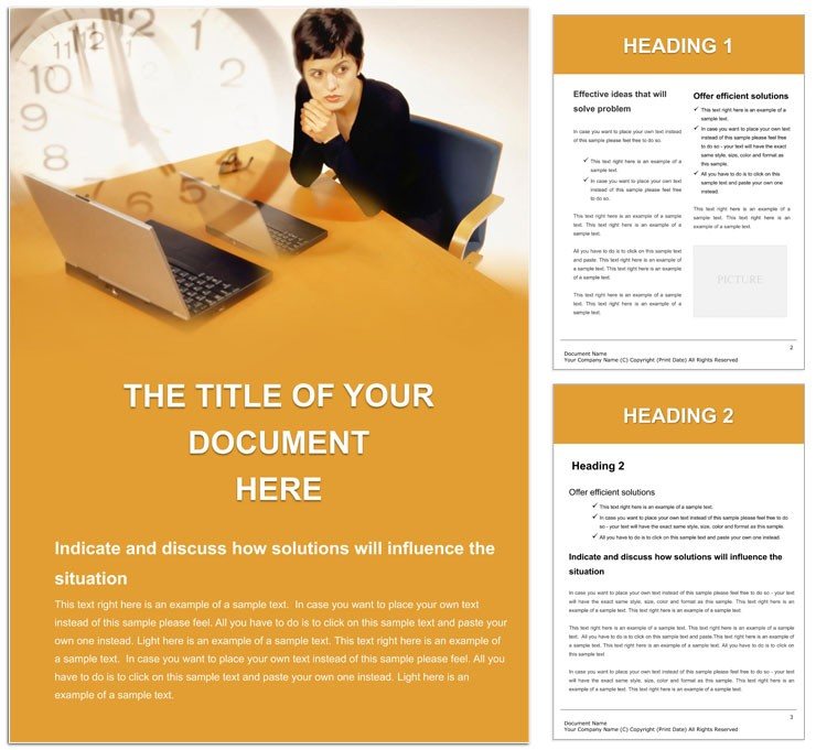 Management Word document template