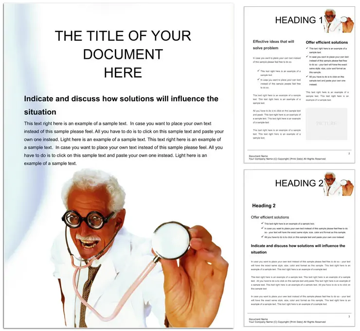 Family Doctor Word templates