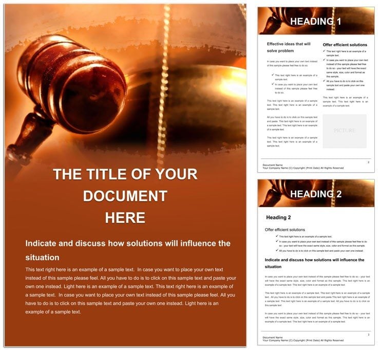 Business law Word template