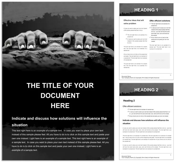 Life Decisions Word document template
