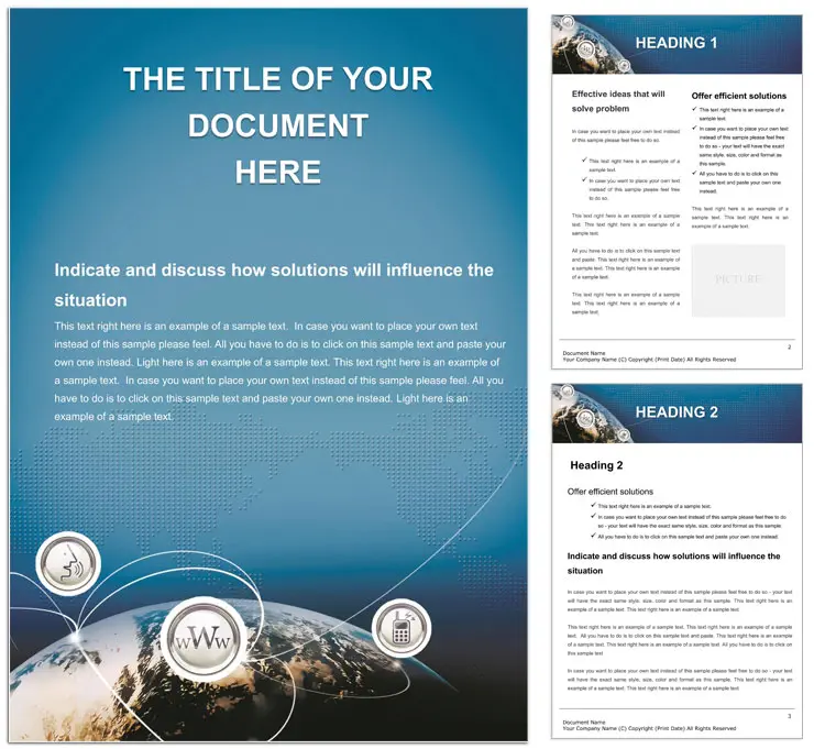 IT Communication Word Template - Improve Your IT Communication and Documentation