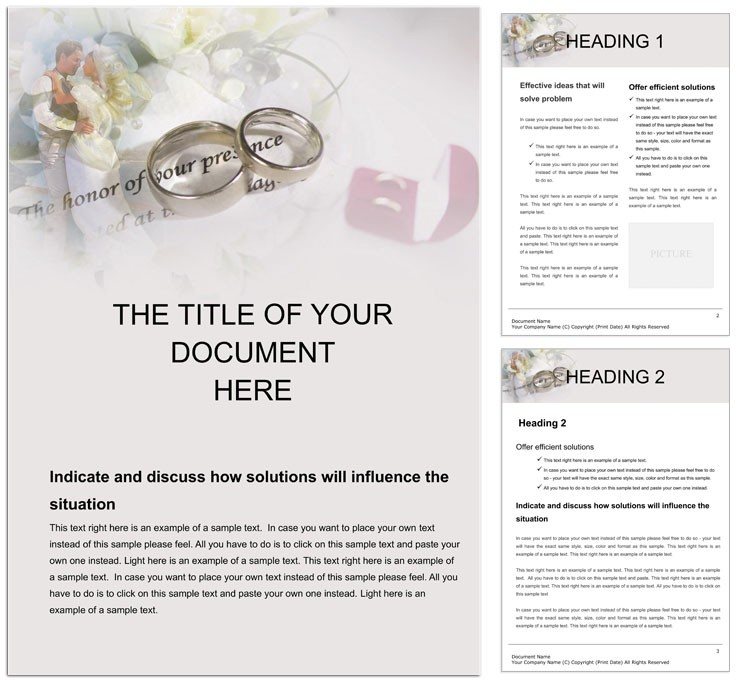 Wedding Word Template Download And Customize ImagineLayout
