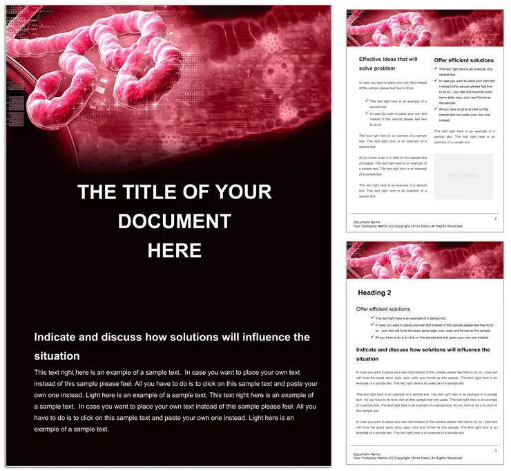 Virus Treatment and Management Word Template