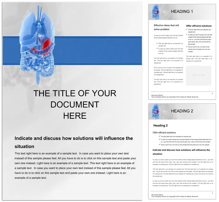 QuickCare Emergency Medicine Approach Word Template - Simplify Your Report Writing Process