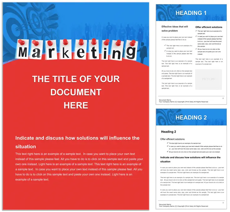 Content Marketing Word Template | Download