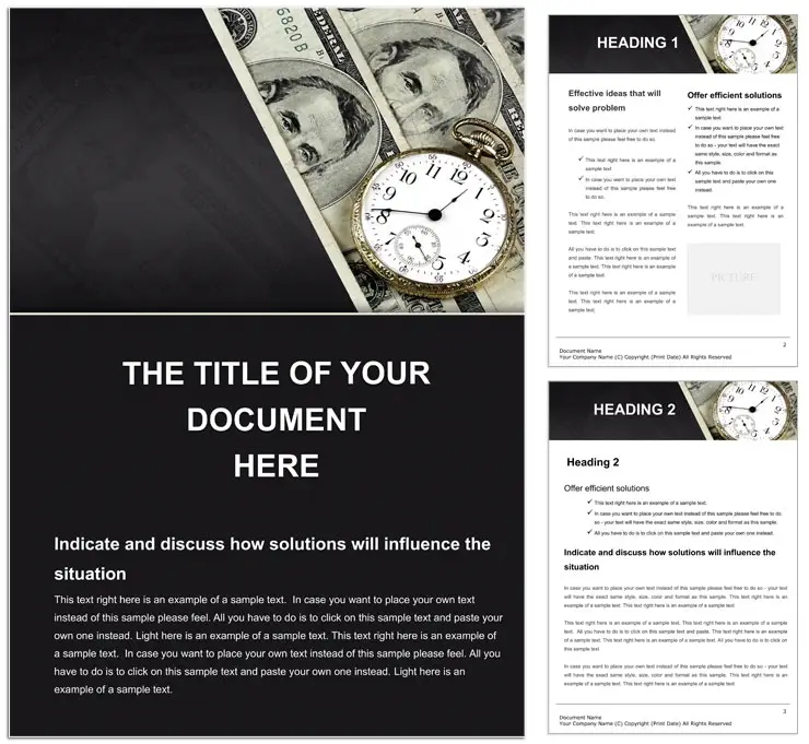 Ultimate Guide to Financial Success Word template