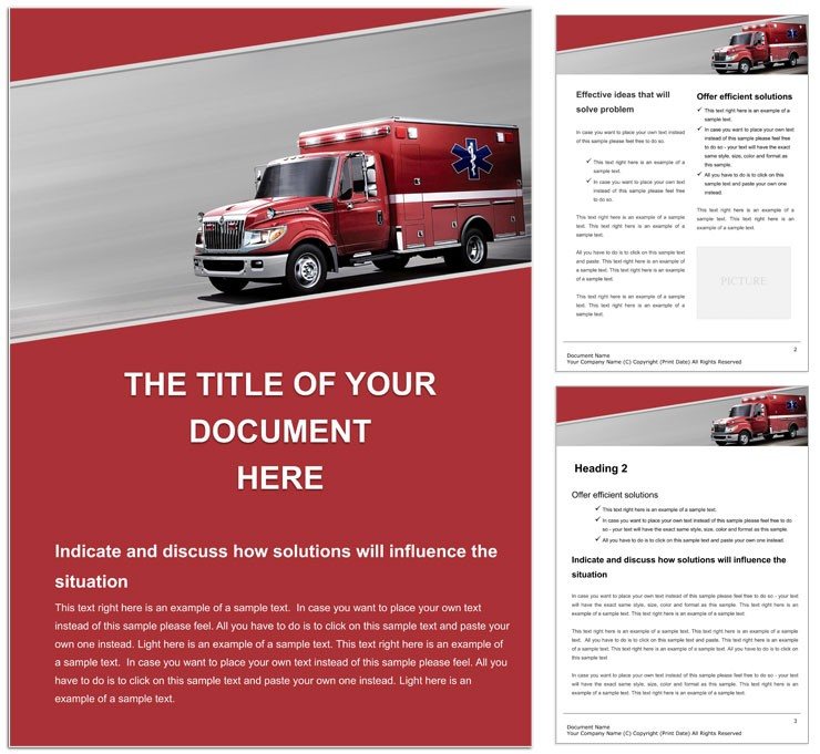 Hospitalist and Emergency Procedures Word templates